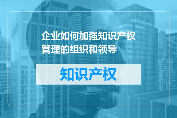 企业如何加强知识产权管理的组织和领导