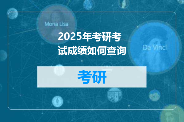 2025年考研考试成绩如何查询